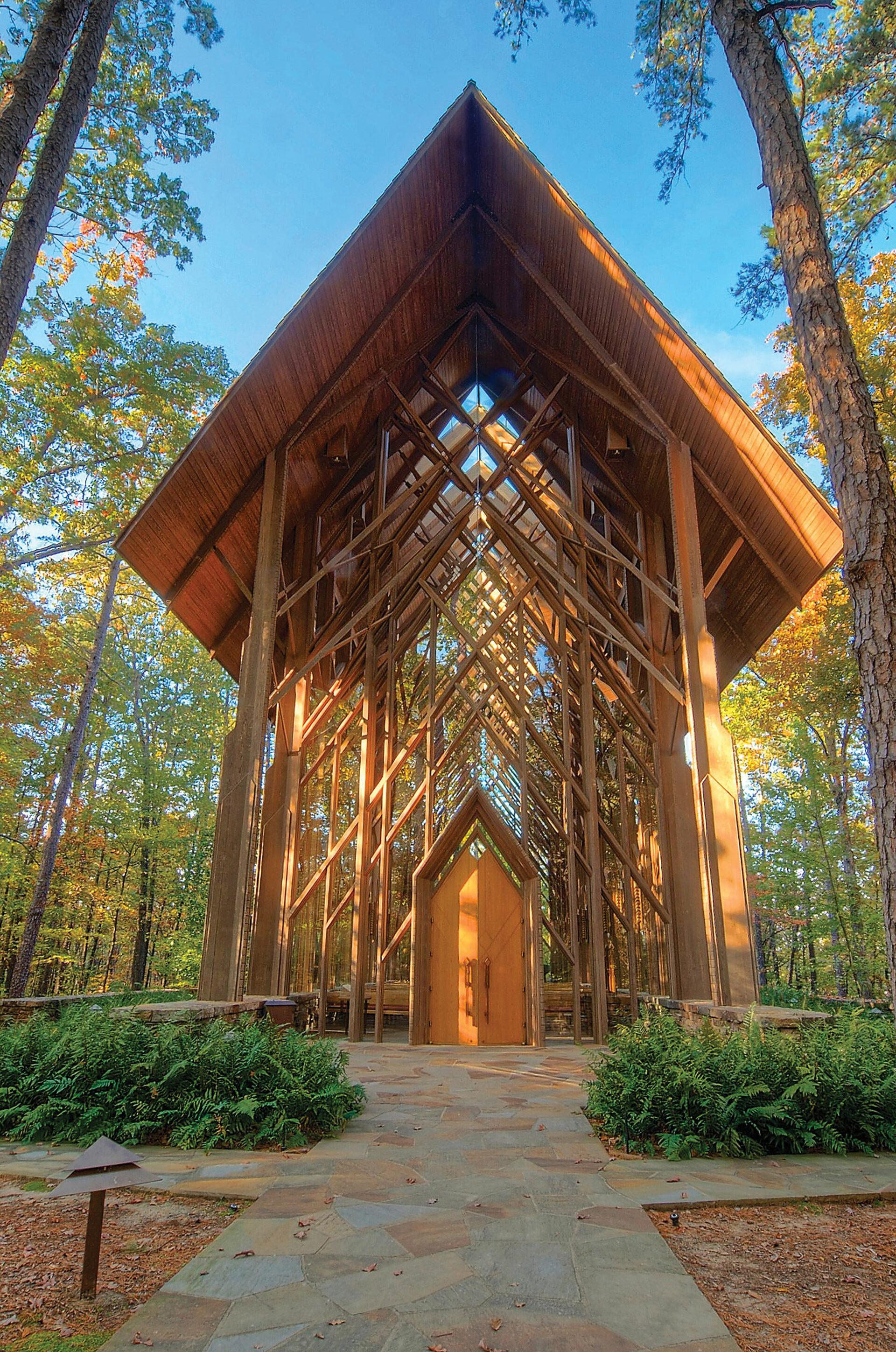 Anthony Chapel at Garvan Woodland Gardens in Hot Springs