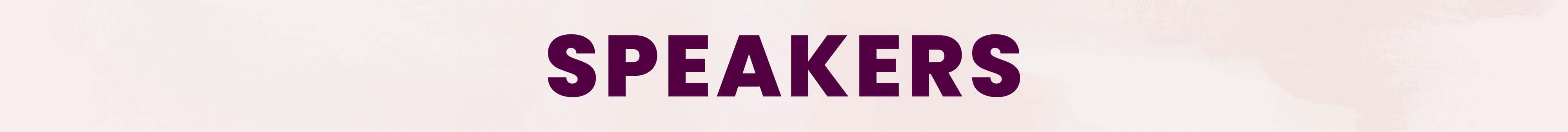 Speakers Banner